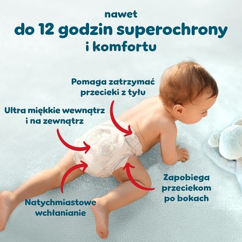 Zdjęcie produktu - 8 Zestaw Pampers Premium Care Pants 6 Pieluchomajtki dla dzieci, 2 x 72 szt.