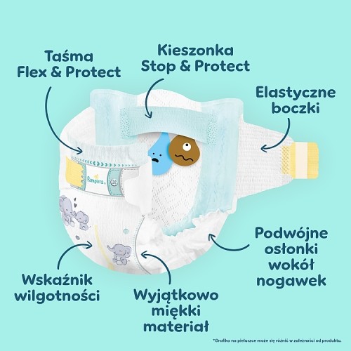 Miniaturka artykułu - #1 Zestaw Pampers Premium Care 5 Pieluchy dla dzieci, 2 x 132 szt.