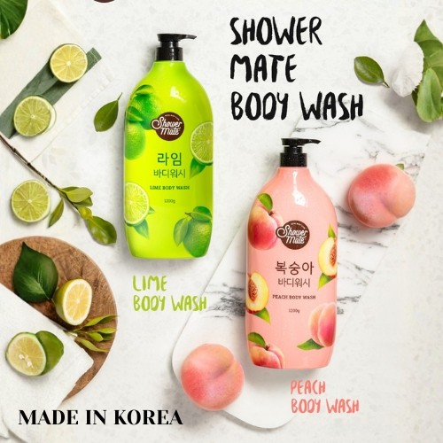 Miniaturka artykułu - #1 Aekyung Showermate Natural Lime Żel pod prysznic, 1,2 l