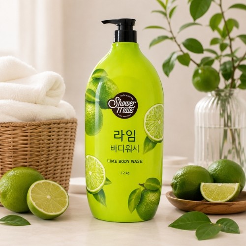 Zdjęcie produktu - 3 Aekyung Showermate Natural Lime Żel pod prysznic, 1,2 l