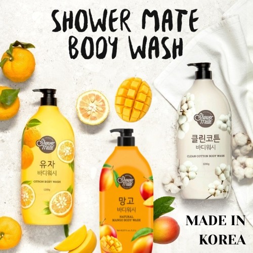 Miniaturka artykułu - #1 Aekyung Showermate Natural Mango Żel pod prysznic, 1,2 l