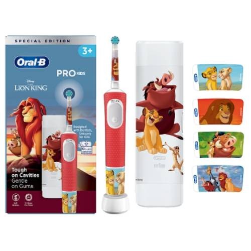 Miniaturka artykułu - #0 Oral-B Pro Kids Kr&oacute;l Lew Szczoteczka elektryczna