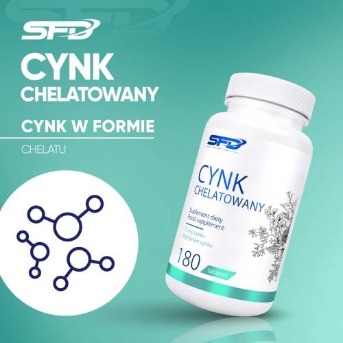Miniaturka artykułu - #0 SFD Cynk chelatowany, 180 tabl.