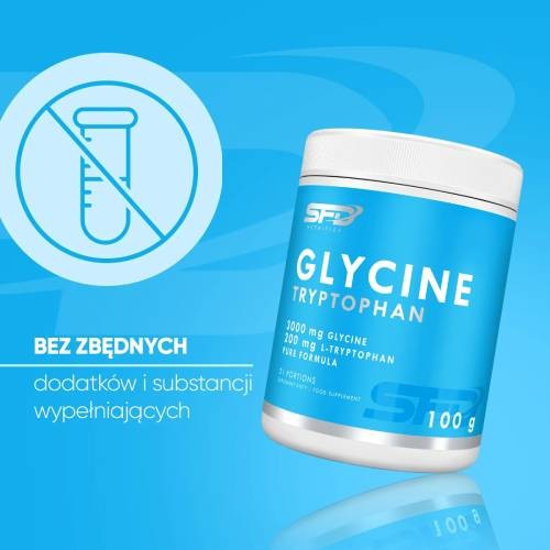 Miniaturka artykułu - #1 SFD Glycine Tryptophan, 100 g
