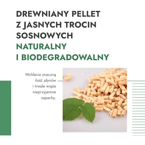 #1 – AnimaxKot Doran Gold Żwirek Drewniany 6mm, 15 kg