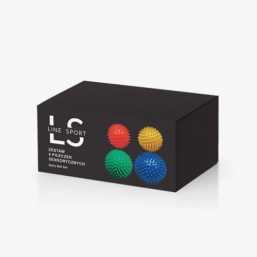 Zdjęcie produktu - 4 Line Sport Piłeczki sensoryczne do masażu i akupresury, 4 szt.
