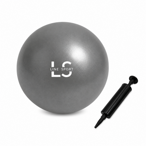 Zdjęcie produktu - 0 Line Sport Piłka rehabilitacyjna do ćwiczeń z pompką, 22 cm, szara