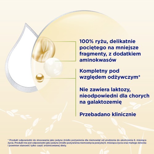 Miniaturka artykułu - #0 Bebilon Pepti Rice Pro dla niemowląt od urodzenia, 400 g