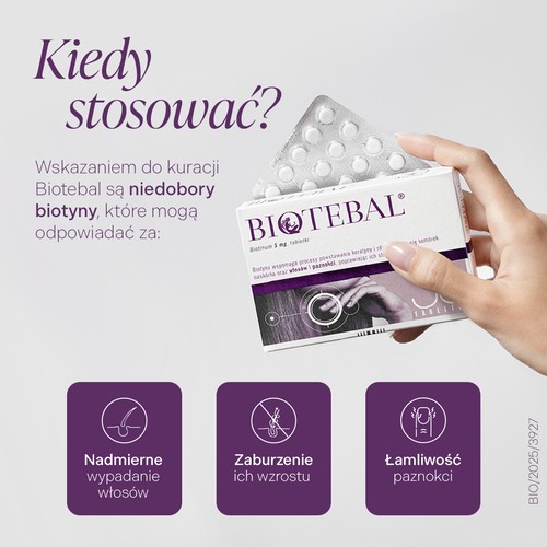 Zdjęcie produktu - 2 BIOTEBAL 5mg, 30 tabletek