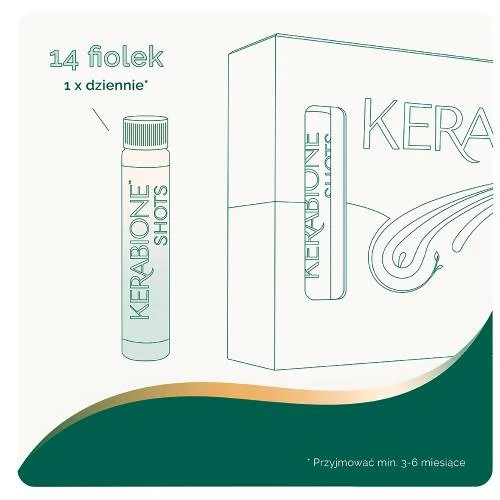 #5 – Kerabione Shots na wypadanie włos&oacute;w do picia, 25 ml