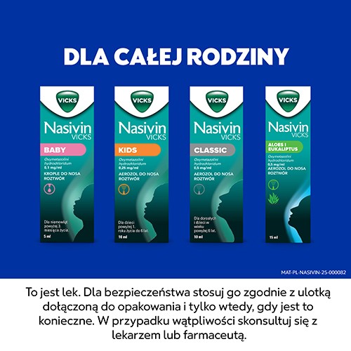 Zdjęcie produktu - 7 NASIVIN KIDS 0,025% Aerozol - 10 ml