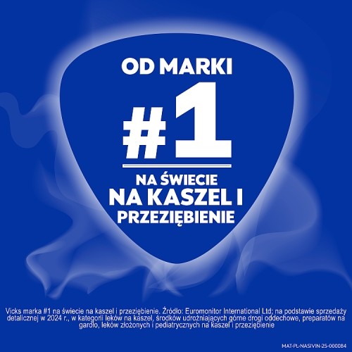 Zdjęcie produktu - 7  Nasivin Vicks Classic Aerozol na zatkany nos, 10 ml - lek na katar dla dorosłych i dzieci 6+