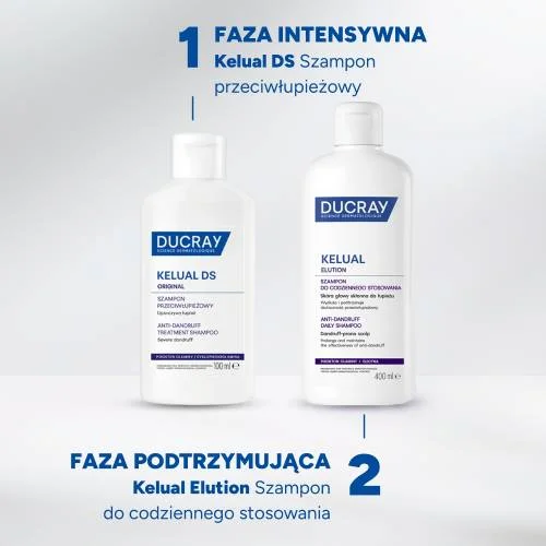 #5 – DUCRAY KELUAL DS Szampon do postępowania w ciężkich stanach łupieżowych, 100ml
