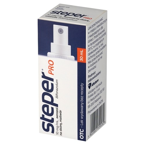 Miniaturka artykułu - #0 Steper Pro 10 mg/g Aerozol na sk&oacute;rę, roztw&oacute;r 30 ml