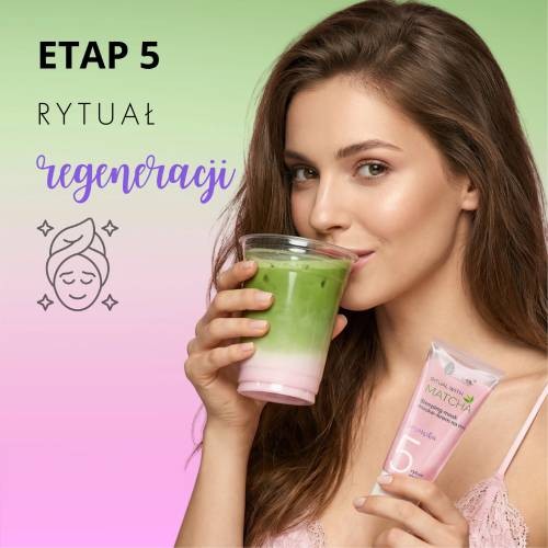 Miniaturka artykułu - #0 AVA Ritual with Matcha 5 Sleeping mask Maska-Krem na noc, 50 ml