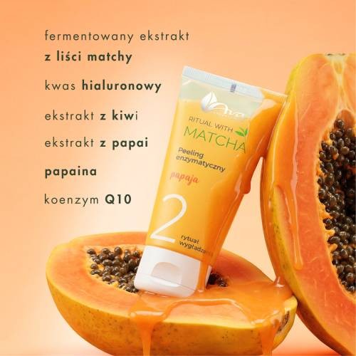 Zdjęcie produktu - 3 AVA Ritual with Matcha 2 Peeling enzymatyczny, 50 ml