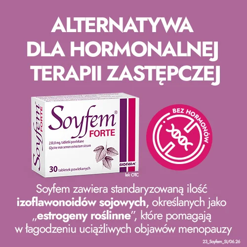 #1 – SOYFEM FORTE - 30 tabletek, Lek na menopauzę