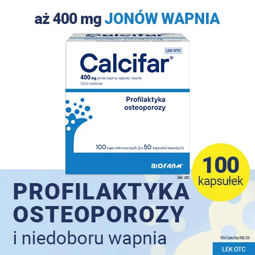 #0 – Calcifar, 100 kapsułek - profilaktyka osteoporozy
