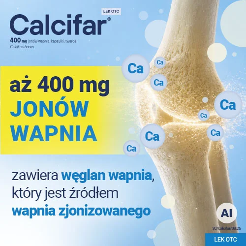 #2 – Calcifar, 100 kapsułek - profilaktyka osteoporozy