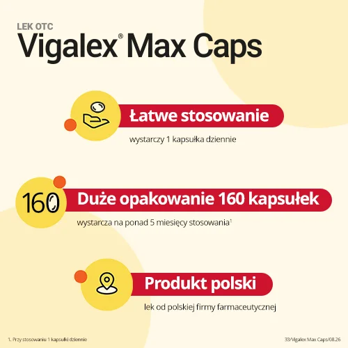 #4 – Vigalex Max Caps 4000, 160 kapsułek