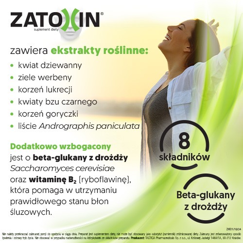 Zdjęcie produktu - 1 Zatoxin, 60 tabletek