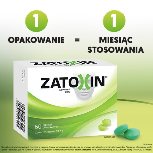 Zdjęcie produktu - 3 Zatoxin, 60 tabletek