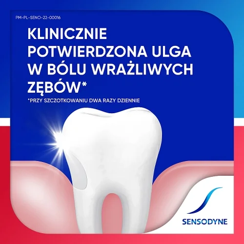 #5 – Sensodyne Nadwrażliwość & Dziąsła Whitening Wybielająca pasta do nadwrażliwych zębów, 75 ml
