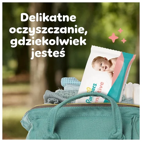 #4 – Pampers Sensitive Chusteczki nawilżane dla dzieci, 20 x 80 szt.