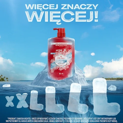 #2 – Old Spice Cold Spice Żel pod prysznic 3w1, 1000 ml
