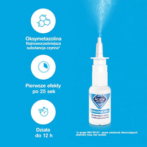 Zdjęcie produktu - 1 ACATAR Control Aerozol 0.05% - 15 ml 