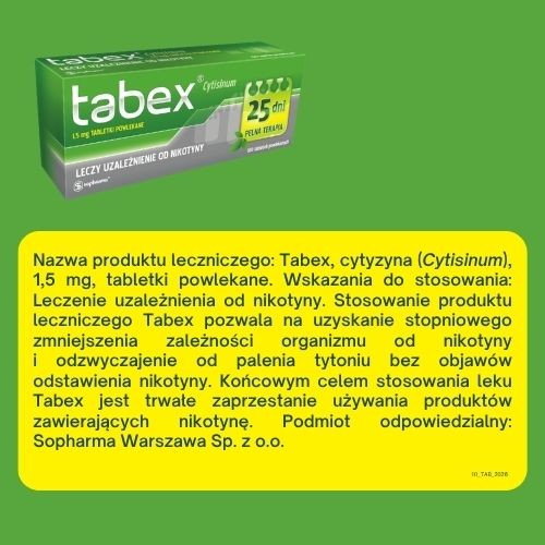 Zdjęcie produktu - 4 TABEX 1,5 mg, 100 tabletek 