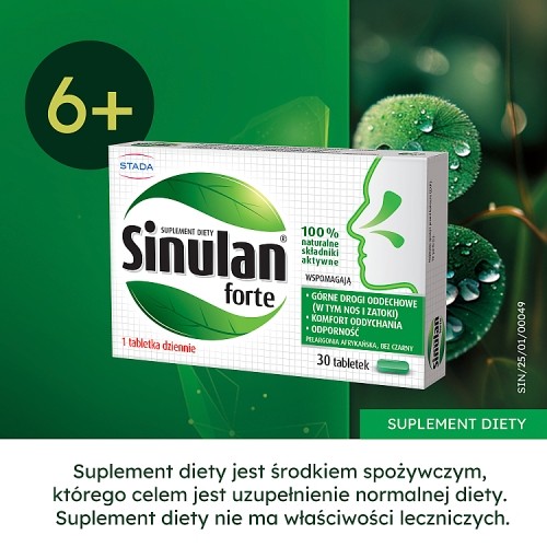 Zdjęcie produktu - 7 Sinulan Forte, 30 tabletek