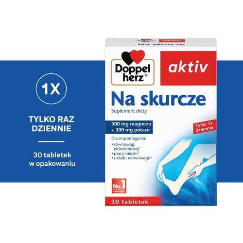 Miniaturka artykułu - #0 DOPPELHERZ AKTIV Na skurcze - 30 tabletek
