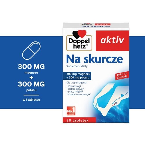 Miniaturka artykułu - #1 DOPPELHERZ AKTIV Na skurcze - 30 tabletek