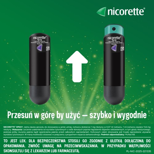 Zdjęcie produktu - 3 NICORETTE SPRAY - 13,2ml (150 dawek)