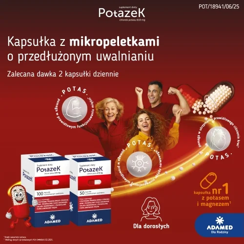 #4 – POTAZEK + chlorek potasu - 100 kapsułek