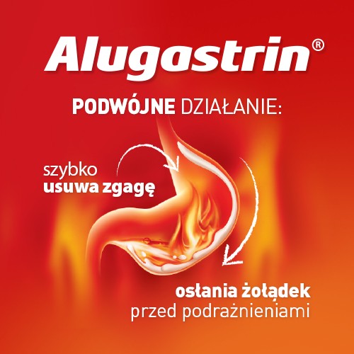 Miniaturka artykułu - #1 ALUGASTRIN - 40 tabletek 