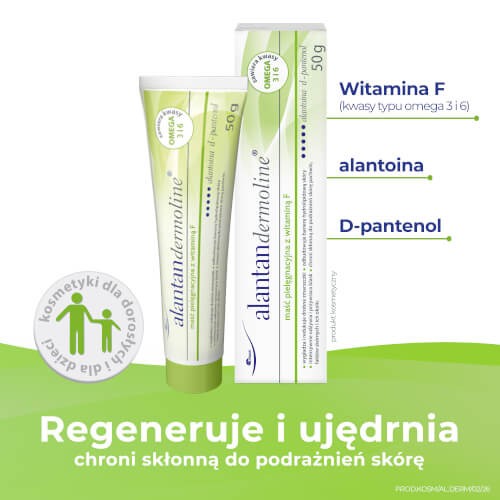Miniaturka artykułu - #0 Alantandermoline Maść pielęgnacyjna z witaminą F, 50g