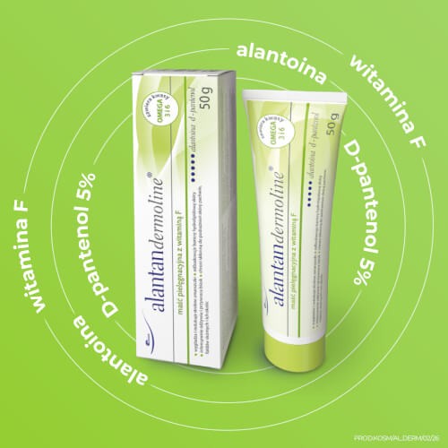 Zdjęcie produktu - 2 Alantandermoline Maść pielęgnacyjna z witaminą F, 50g
