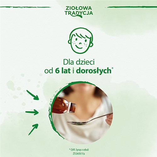 Zdjęcie produktu - 2 Ziołowa Tradycja Syrop z cebuli, 125g                