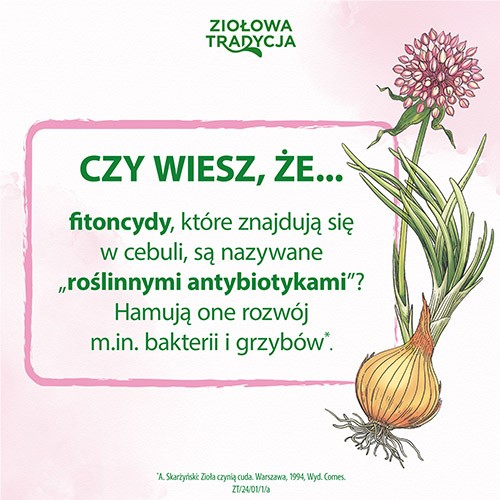 Zdjęcie produktu - 3 Ziołowa Tradycja Syrop z cebuli, 125g                