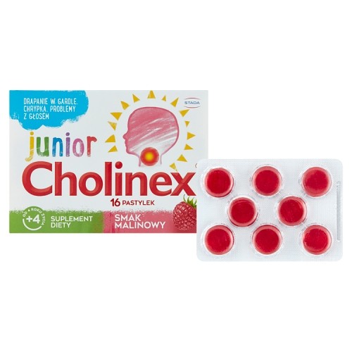 Miniaturka artykułu - #0 Cholinex Junior, 16 pastylek do ssania