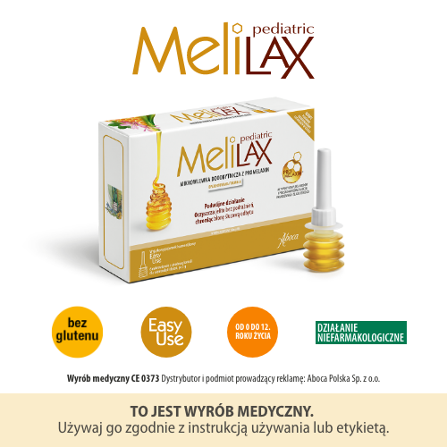 Zdjęcie produktu - 4 Melilax Pediatric Mikrowlewka doodbytnicza z Promelaxin dla dzieci, 30 g