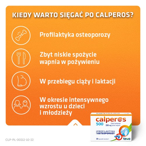 Zdjęcie produktu - 1 CALPEROS 500mg - 30 kapsułek