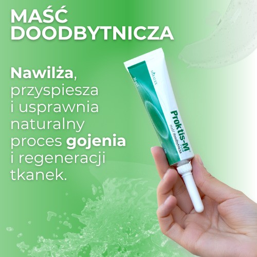 Miniaturka artykułu - #0 PROKTIS-M maść doodbytnicza, 30g