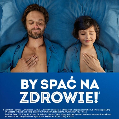 Zdjęcie produktu - 3 VICKS VapoRub Maść do nacierania pleców i klatki piersiowej, 100 g