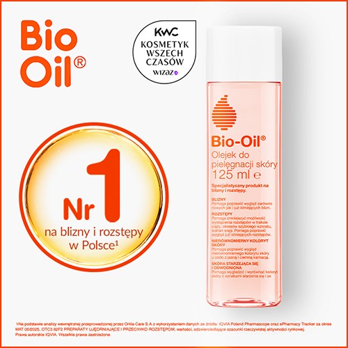 Miniaturka artykułu - #1 BIO-OIL Specjalistyczny olejek na blizny i rozstępy - 125ml