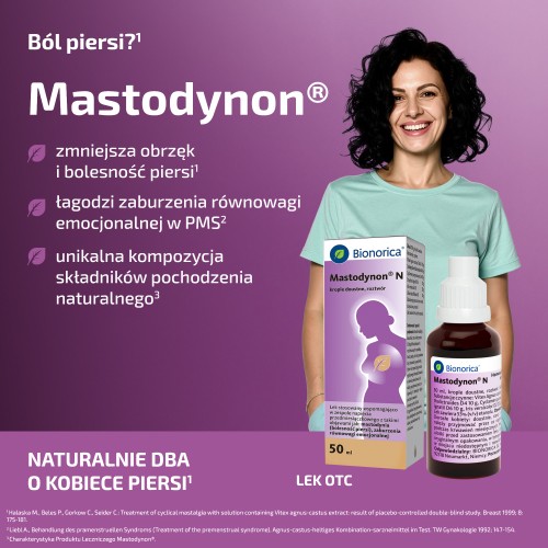 Miniaturka artykułu - #1 MASTODYNON N krople doustne - 50 ml                