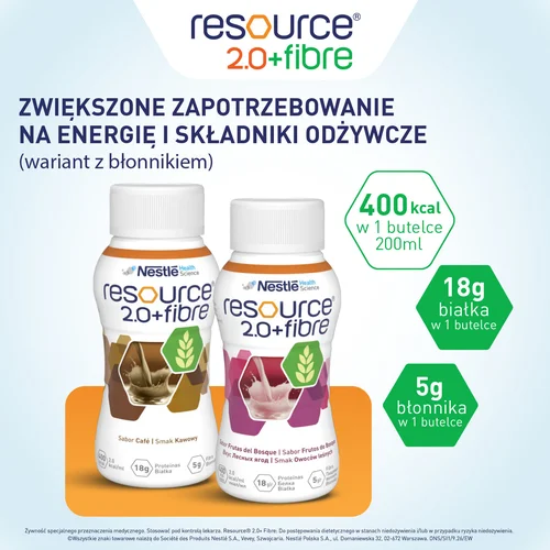 #0 – RESOURCE 2.0 FIBRE smak owoce leśne - 4 x 200 ml