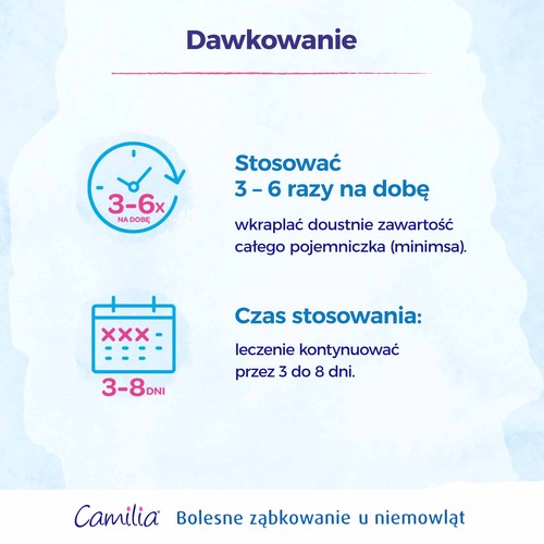 Zdjęcie produktu - 3 BOIRON CAMILIA Roztwór doustny - 30 ampułek x 1 ml 